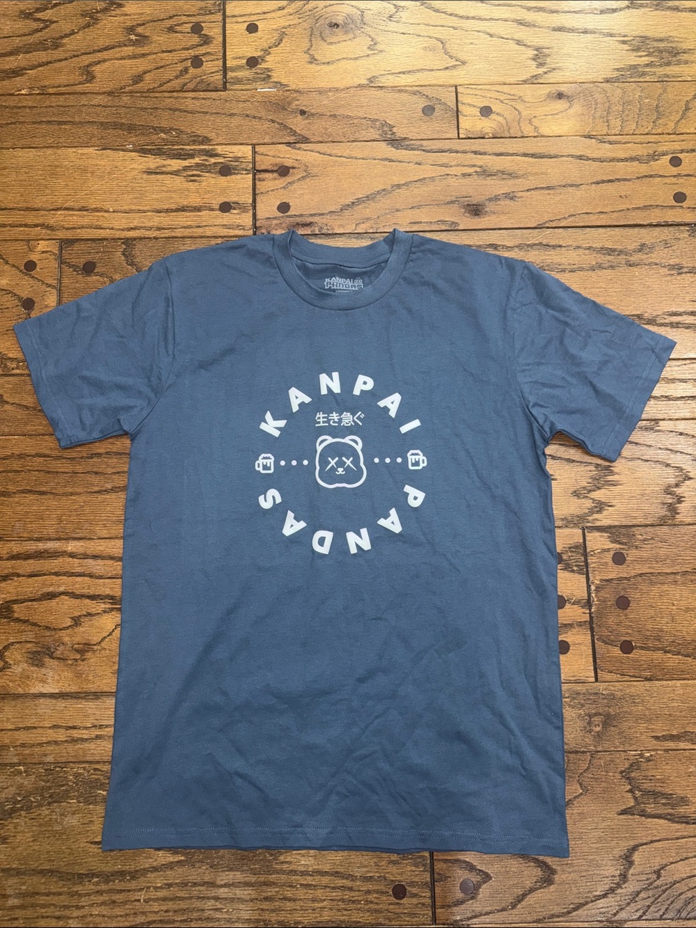 Kanpai Panda Blue Short-Sleeve graphic Tee